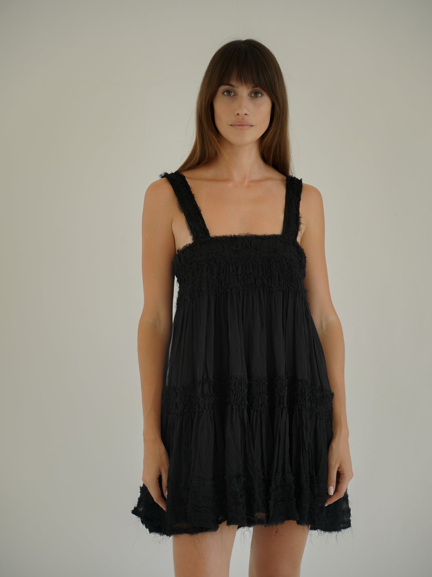 Clio Mini Dress in Black - l u • c i e e